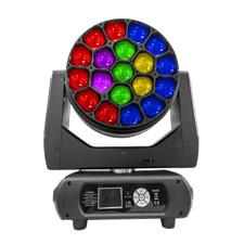 Cina 19X40W Wash Beam Zoom K15 RGBW LED Stage Moving Head Light con 540 gradi PAN / 270 gradi TILT per l'illuminazione dei concerti in vendita
