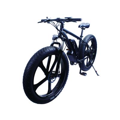 China Aluminum Alloy 26 Inch *4.0 7 Speed 48V 500W Motor Fat Tires Beach Electric Bike Bicycle for sale