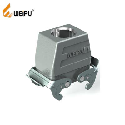 China WEIPU HA10B-PTH-2L/W Power Bimetal Cable Connector ECU Connector IP65 Coiled Aviator Cable for sale