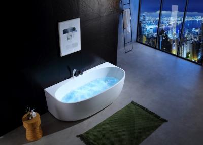 China Outdoor Spa Massage Bathtub With One Piece Led Bottom Light for sale