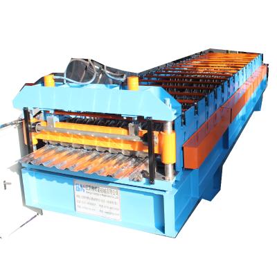 China Factory Long Span Building Steel Material Roof Panel Roll Forming Machine for sale