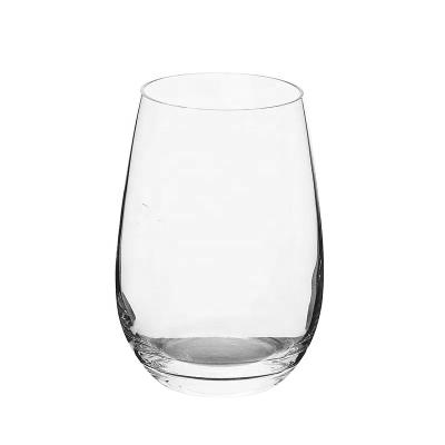 China No Logo Wine Whiskey Cup Gift Wholesale Customized Creative Stemless Wine Glass Wine Glasses for sale