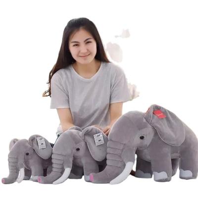 China Newest Custom Plush Jungle Animal Toys Elephant Giraffe Soft Plush Toy Stuffed Elephant for sale