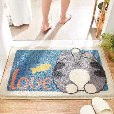 China Antimicrobial New Super Water Absorbent Floor Mat For Bath Napa Skin Super Absorbent Bath Mat Quick Dry Super Carpet Floor Home Bath Mat for sale