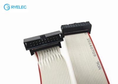 China Elektronischer flexibler flacher Neigungs-Mann Ribbob-Kabel-2.54mm zu weiblichem IDC-Verbindungsstück zu verkaufen