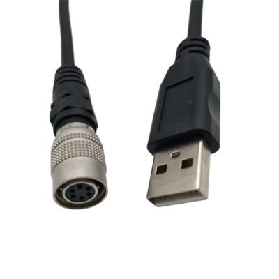 China 6 van de de Douanedraad van Pin Push Pull Circular USB2.0 de Uitrustingsassemblage voor Camera's Te koop