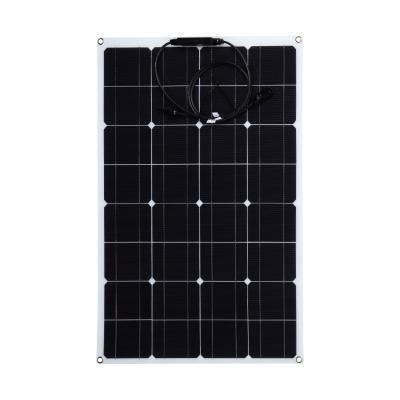 China Custom Slim Flexible Solar Panel System PET 32 Cell 80W Mono Solar Panel for sale