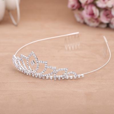 China Wholesale New Arrived Baby Tiaras Headband Fashion Bridal Crown Pageant Crowns and Tiaras Wedding Hair Accessories Wedding Tiara for sale