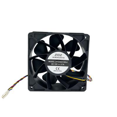 China GPU CASE Good Quality 12Cm Fan 4 Pin High Speed 12038Cooling Fan 6000Rpm For Computer Case for sale