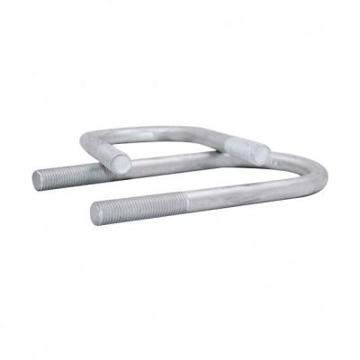 China Industry Suitable Stock U Shaped Colored Trolley Bolt Zinc Square U Bolts for sale