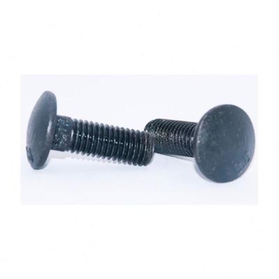 China Industry Best Carriage Bolt Black Extra Large Head Standard Carriage Bolts for sale