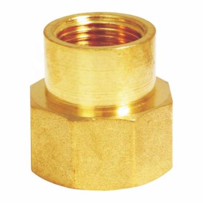 Chine Rond convenable en laiton femelle jaune d'or PCOC pour le tuyau de cuivre à vendre