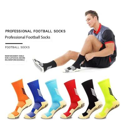 China 2022 Hot Sale Wholesale High Elastic Anti Slip Sport Football Soccer Tube Breathable Sport Socks For Men for sale