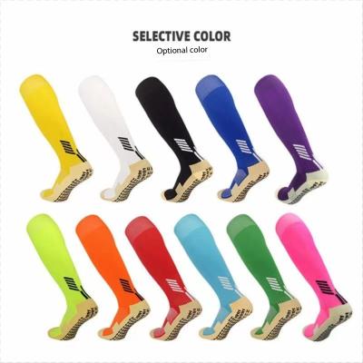 China Team Sports Breathable Antislip Grip Long Custom Football Boots Non Slip Breathable Mens Football Socks for sale