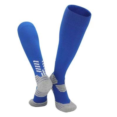 China Breathable Manufacturers Wholesale Thickened Comfortable Towel Football Soccer Grip Sports Socks Long Bottom Anti Slip Stockings for sale
