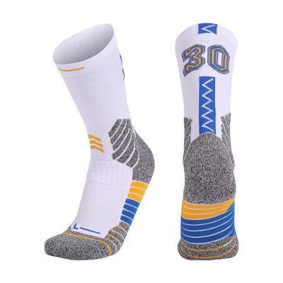 China Men's Fashionable Breathable Basketball Compression Sports Fashion Wholesales Long Socks for sale
