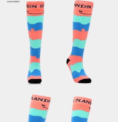China Wholesale Custom Colorful Funny Socks Breathable Running Men Women Compression Cycling Socks for sale