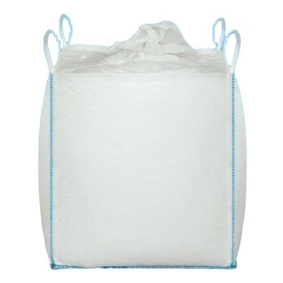 China Conductive FIBC PP 1 Ton Big Bag Manufacturer 1000kg With 5:1/6:1 Virgin PP Side-seam Loop Fill Spout Cuatomized Color Top Dazi 6:1 for sale