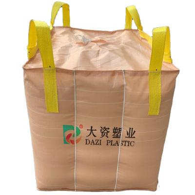 China Big Bags Food Grade FIBC 1000kg Bag Price PP Bag Material Flexible Jumbo Roll Copolymer Material PP Woven Bulk Bag for sale