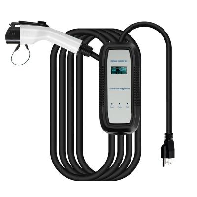 中国 16A LCD 1.3インチディスプレイ LED インディケーターライト ホーム 新エネルギー車両 充電銃 販売のため