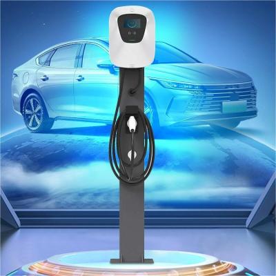 Chine Station de recharge de véhicules électriques à domicile en plein air 6.2KG Colonne montée sur le mur montée à vendre