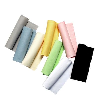 China Luxury Copy Mirco Fiber Microfiber Custom Logo Cleaning Glasses Cloth Sublimation Anhui Black Chamois Suede Universe Of Free Samples for sale