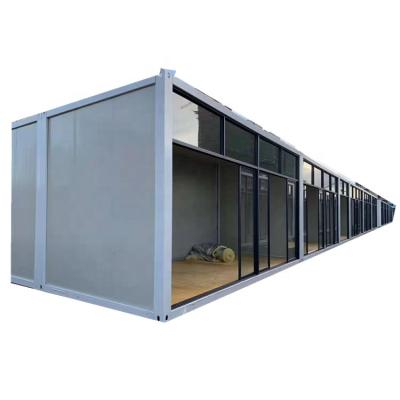 China Modular Prefab Parking Glass Wall Shipping Container House House Container Quickly Build Prefab House Houses Pre-fabricadas for sale