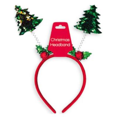 China 2022 Latest Arrival Star Party Girls Christmas Festival Costume Popular Cute Green Red Tree Main Band for sale