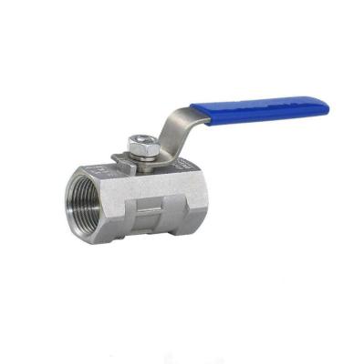 Chine Acier inoxydable d'une seule pièce du robinet à tournant sphérique de fil femelle de manière à haute pression de la fin 2 solides solubles à vendre