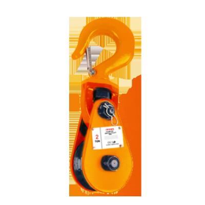 China Durable Heavy Duty 22ton 30ton 50ton Pulley Hook Shackle Heavy Duty Single Pulley Block for sale