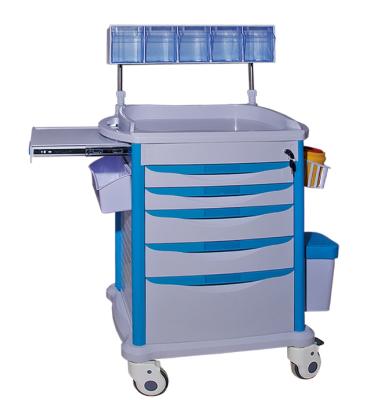 China Hospital Trolley TC-502C High Quality Hospital Crash Trolley Anesthesia Trolley Medical Anesthesia Trolley for sale