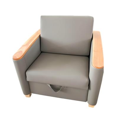 China ISO 9001 Luxury Hospital Adjustable Pull Out Chair Sleeper Chair for sale