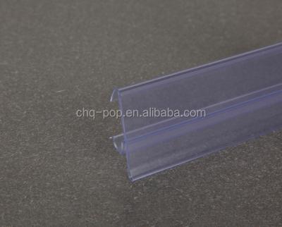 China PVC-clip Tape Label Holder Clip Tape / Plastic Sign Holder for sale