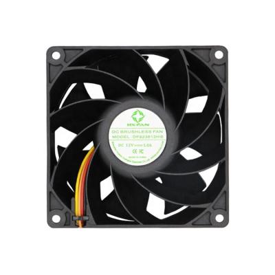 China DF923812HB High Speed 92x92x38mm DC Fan 12V Axial Industrial Fan for sale