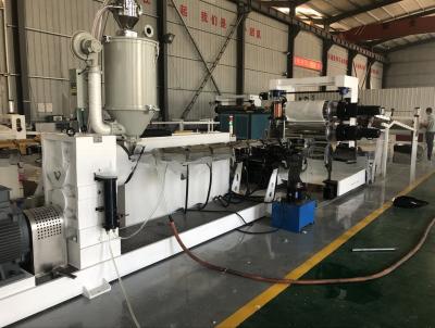 China Linha de produção profissional de extrusão de folhas SJ 120 para produção de folhas de PP/HDPE à venda