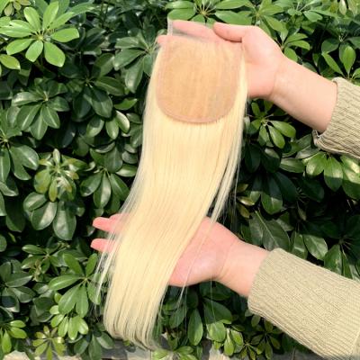China Can be complexion & ironed & & wholesale 100% 613 4x4 lace headband transparent virgin brazilian hair extension with center part closure for sale