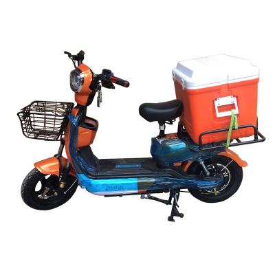 China Carbon Steel Electric Food Delivery Bike for sale
