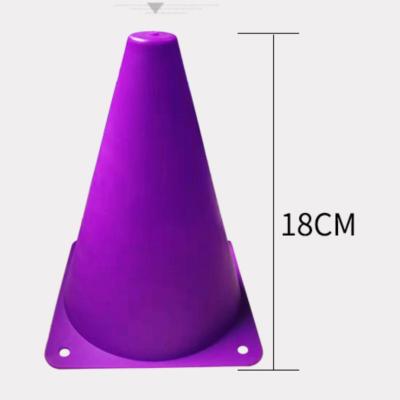 China Flexibility Manufacturer Stock Soccer Training Cone Obstacle Sign Barrel Soccer Coach 18cm Thickened Sporting Goods for sale