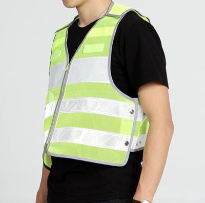 China Hi To Know Mesh Administration High Quality Reflective Traffic Road Vest Vest Police Safety Reflective Vest for sale