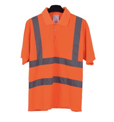 China Wholesale LED FLASH Fashion Customized 100% Polyester High Visibility Safety Reflective Mens Work Shirt for sale