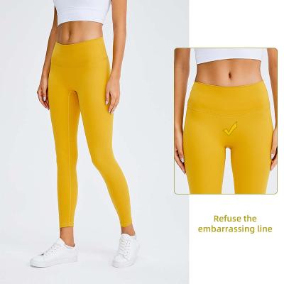 China High Waisted Breathable Gym Tights Butt Lift Yoga Gaiters Sporty Yoga Pants for sale