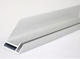 China Silvery Anodized Aluminum Frame Solar Panel Aluminum Frame With Cutting / Drilling for sale