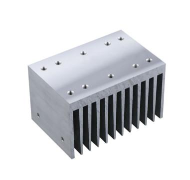 China Extruded Aluminum Heatsink Extrusion Profiles Customized Shape With CNC Machining for sale