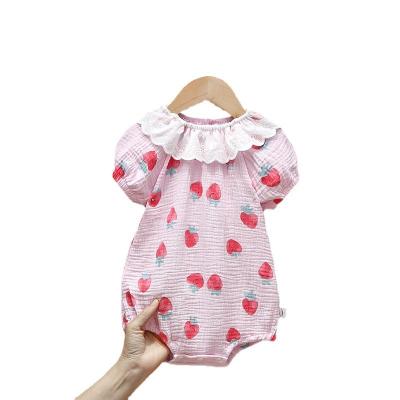 China Wholesale Comfotable Kids Clothes Toddler Bubble Romper Summer Baby Rompers For Girls Fashion Clothes for sale