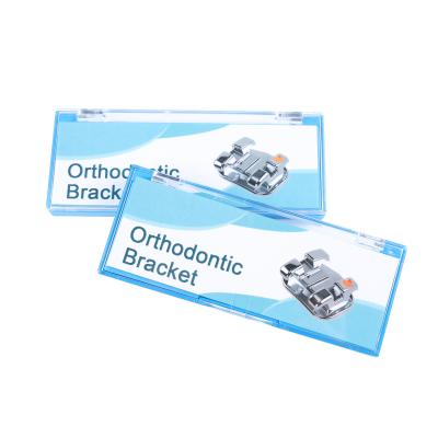 China MIM Mesh Base Mini Roth MBT Bracket 0.022 0.018 No Hook 3 WH 345 WH Laser Mark No Laser Mark Orthodontic Bracket for sale