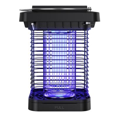 China Wholesale Household Solar Mosquito Killer Lamp Solar Mosquito Killing Light Home Garden Electric Shock Mosquito Killing Light for sale