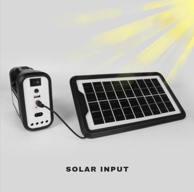 China Hot Sale Battery Solar Generator Lighting System Kit Outdoor Camping Hurricane Fishing Power Outage Home Emergency Power Supply for sale