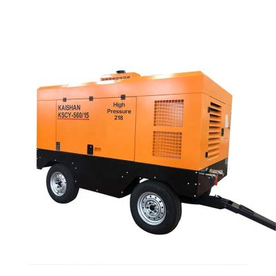 China Portable Type Portable Air Compressor High Pressure 15 Bar Original Portable Air Compressor For KAISHAN KSCY-560/15 for sale
