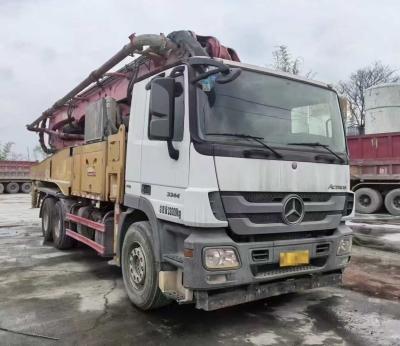 China 2018 Sany Heavy Industry 47m concrete pump truck installed with Mercedes-Benz chassis engineering machinery for sale
