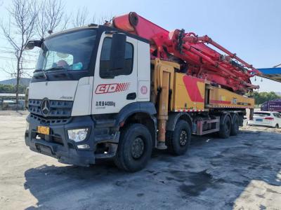 China 2021 Gebrauchtbetonpumpenwagen 62m Preis, installiert mit Mercedes Benz Chassis zu verkaufen